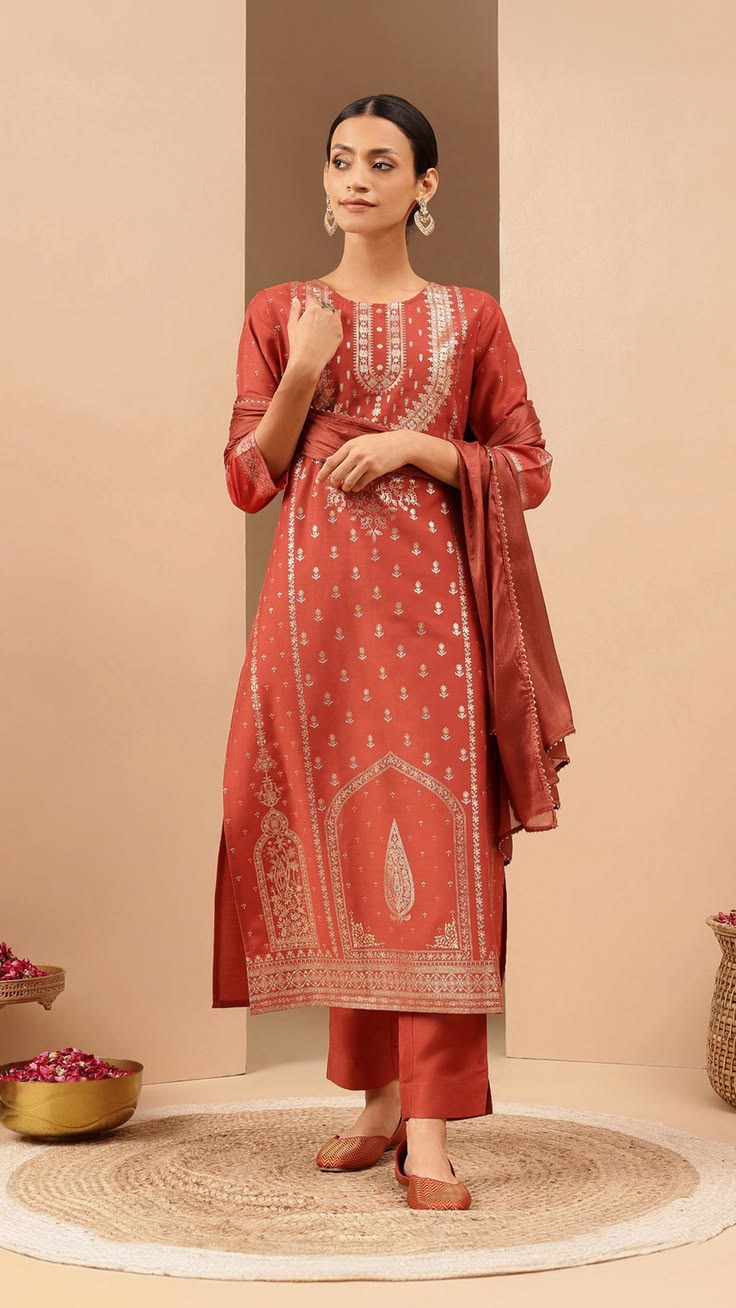 Maroon Bandhani Lehenga Set
